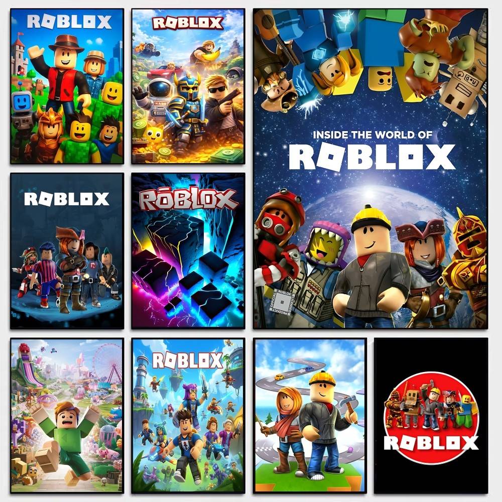 Gaming Accessories Roblox - Populaire Gaming R-RobloxS Anime Posters Zelfklevende