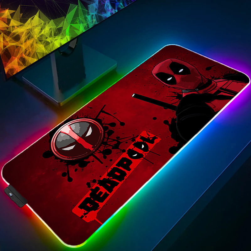 Gaming Accessories Gamer - LED-muismat Gaming Backlight Lock Edge Anime-accessoires