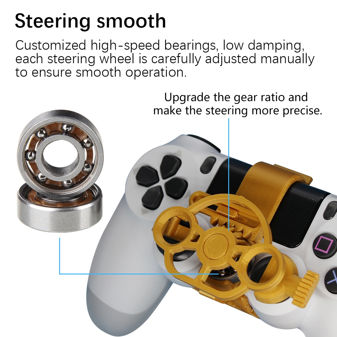 Gaming Racing Wheel Mini Steer - Gaming Accessories To 3D Print recensie en prijs