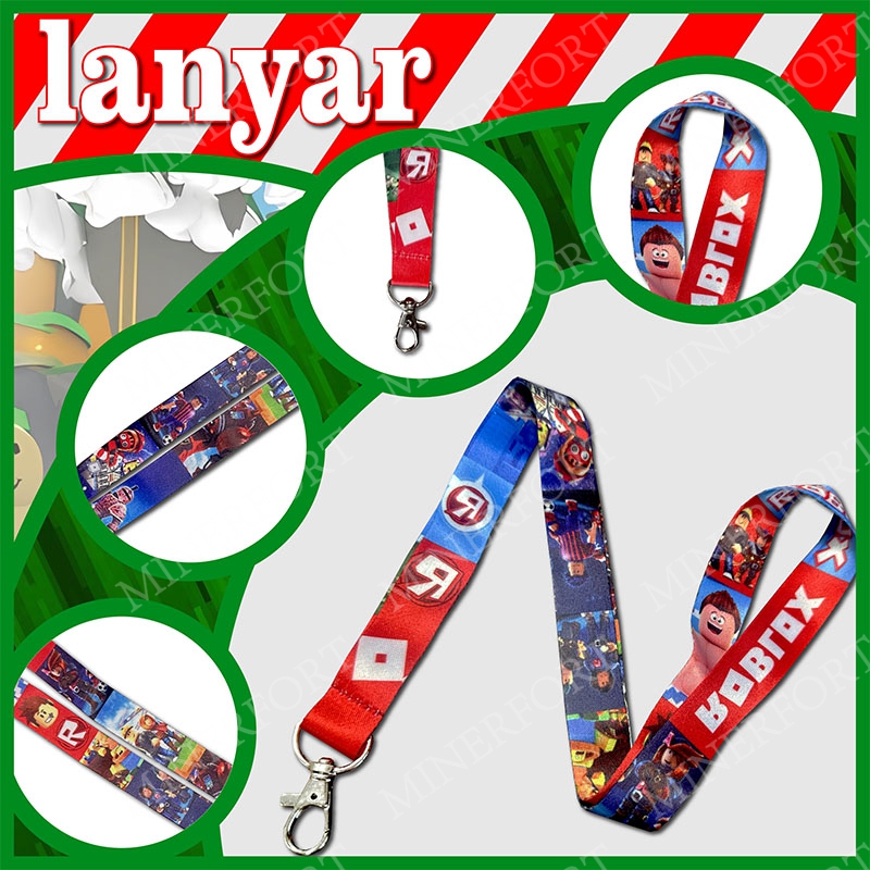 Geanimeerde ROBLOX Boy Lanyard - Gaming Accessories Roblox recensie en prijs